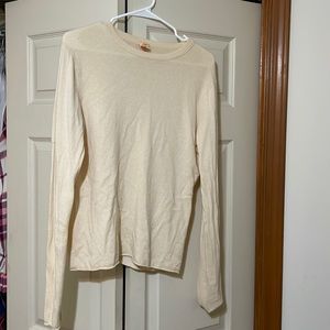 J crew cashmere LS sweater